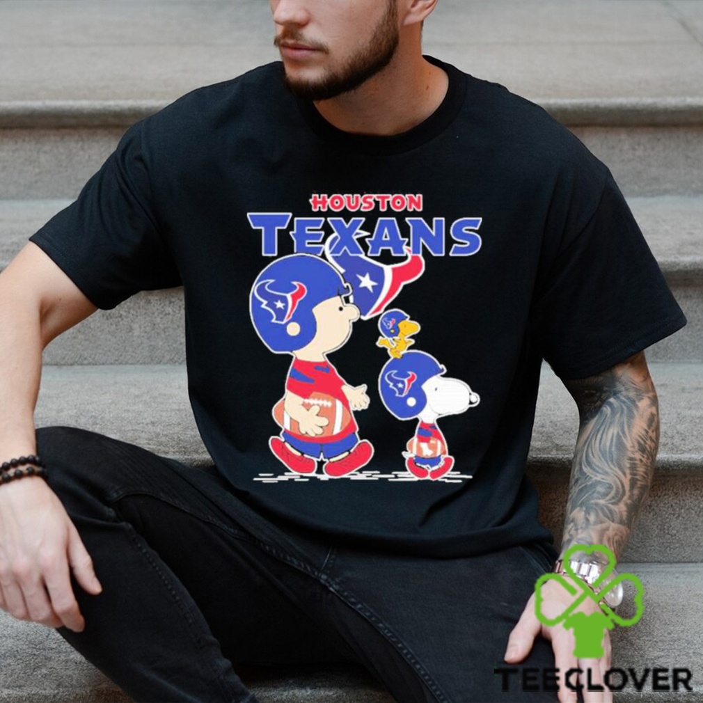 Houston Texans Snoopy Plays The Football Game shirt - Teeclover