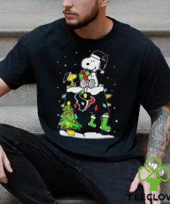 Houston Texans Snoopy Woodstock Christmas Shirt