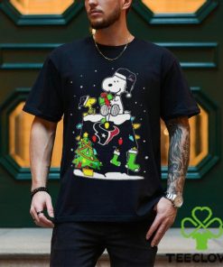 Houston Texans Snoopy Woodstock Christmas Shirt