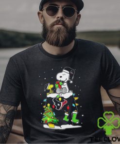 Houston Texans Snoopy Woodstock Christmas Shirt