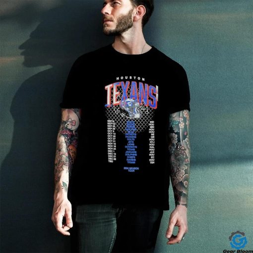 Houston Texans Threads Schedule 2024 Season Tour Shirt