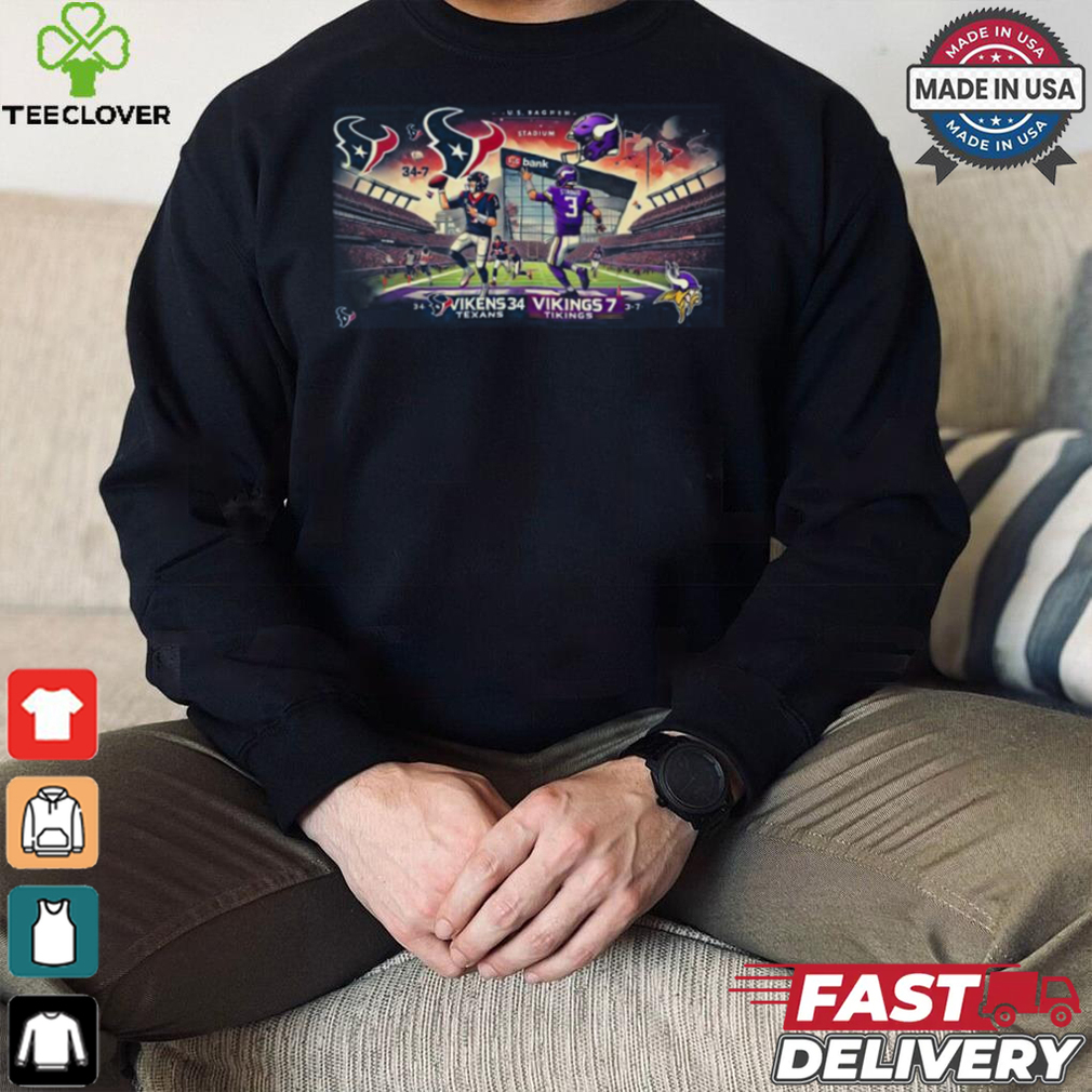 Houston Texans Wins 34 7 Minnesota Vikings 2024 NFL Week 3 Final Score Shirt Houston Texans Wins 34 7 Minnesota Vikings 2024 NFL Week 3 Final Score Shirt