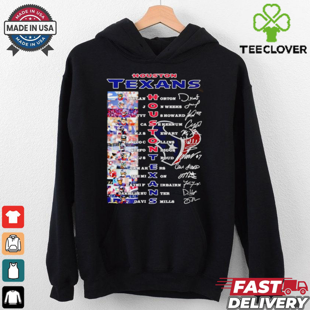 Houston Texans all player name picture shirt Houston Texans all player name picture shirt