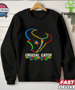 Houston Texans crucial catch intercept autism shirt