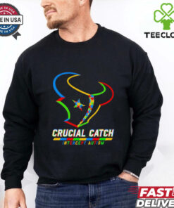Houston Texans crucial catch intercept autism shirt