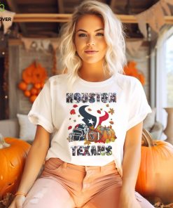 Houston Texans fall helmet pumpkin shirt