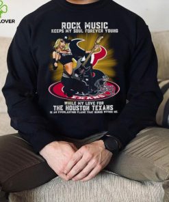 Houston Texans rock music keep my soul forever young hoodie, sweater, longsleeve, shirt v-neck, t-shirt