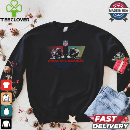 Houston Texans vs Jacksonville Jaguars NFL season week 4 2024 shirt