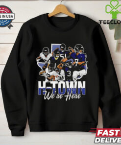 Houston Texans we’re here graphic shirt