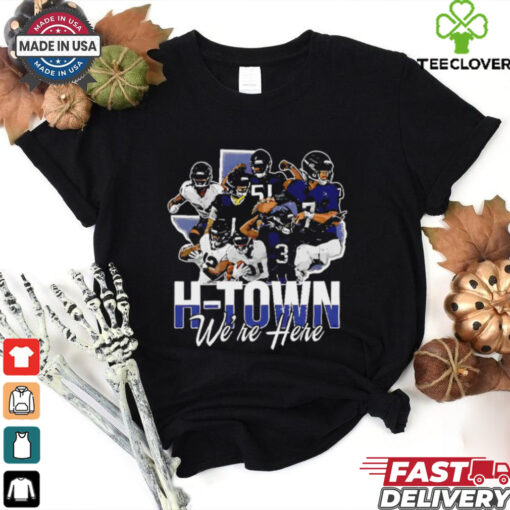 Houston Texans we’re here graphic shirt