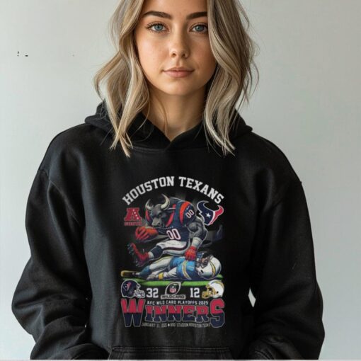 Houston Texas AFC Wild Card Playoff 2025 Winners T Shirt