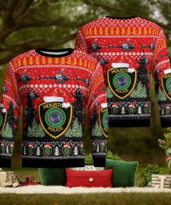 Houston Texas Houston Police Department H125 Helicopter Christmas For Christmas Gifts Ugly Christmas Sweater