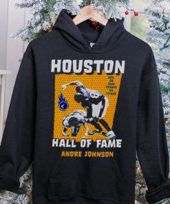 Houston hall of fame Andre Johnson Houston Texans vs. Tennessee Titans shirt