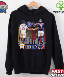 Houston skyline City Astros Jose Altuve x Texans C J Stroud shirt