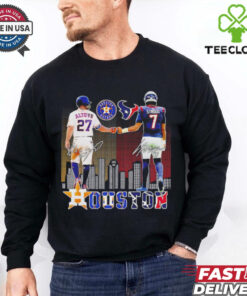 Houston skyline City Astros Jose Altuve x Texans C J Stroud shirt