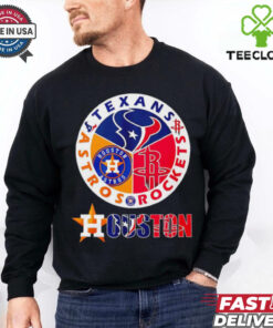 Houston sports Texans Rockets Astros logo shirt