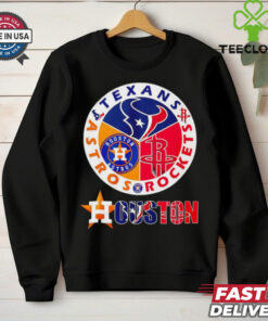 Houston sports Texans Rockets Astros logo shirt