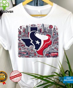 Houton Texas City Skyline logo map hoodie, sweater, longsleeve, shirt v-neck, t-shirt