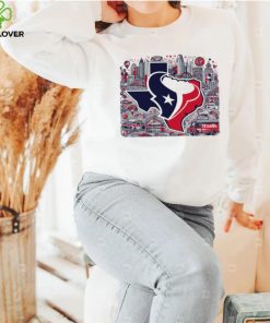 Houton Texas City Skyline logo map hoodie, sweater, longsleeve, shirt v-neck, t-shirt