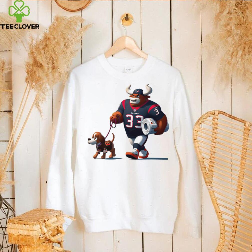 Houton Texas vs Cleveland Browns mascot shirt