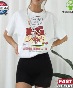 How Sweet It Is Hog Delight Arkansas 19 Tennessee 14 October 5, 2024 cartoon shirt