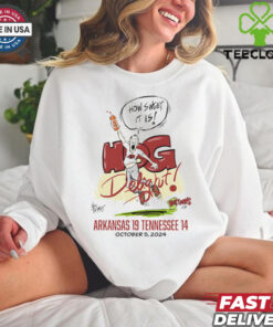 How Sweet It Is Hog Delight Arkansas 19 Tennessee 14 October 5, 2024 cartoon shirt