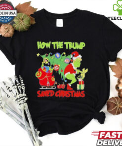 How The Trump Saved Christmas Grinch Trump Make Xmas Great Again Shirt