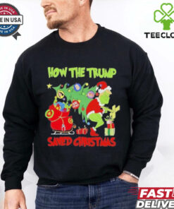 How The Trump Saved Christmas Grinch Trump Make Xmas Great Again Shirt