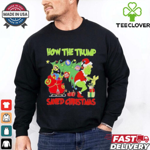 How The Trump Saved Christmas Grinch Trump Make Xmas Great Again Shirt