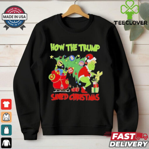 How The Trump Saved Christmas Grinch Trump Make Xmas Great Again Shirt