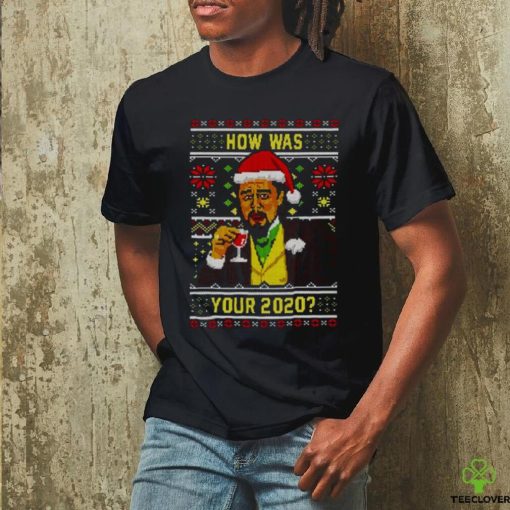 How Was Your 2023 Leo Laughing Meme Ugly Christmas shirt