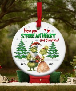 How You Stole My Heart That Christmas, Personalized Couple Ornament