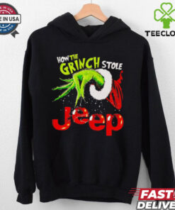 How the Grinch stole jeep Christmas  shirt