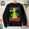 Black Santa Claus merry Christmas bruh shirt