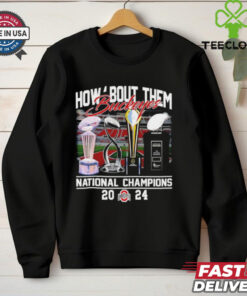 How ‘Bout Them Ohio State Buckeyes National Champions Trophys shirt