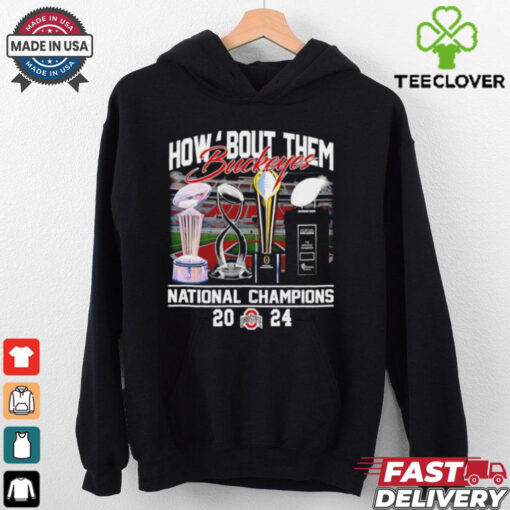 How ‘Bout Them Ohio State Buckeyes National Champions Trophys shirt