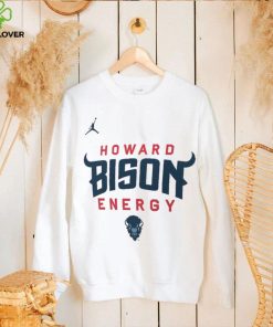 Howard Bison Jordan Brand Unisex 2024 On Court Bench Long Sleeve T Shirt