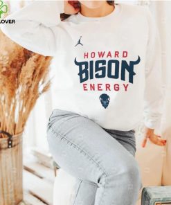 Howard Bison Jordan Brand Unisex 2024 On Court Bench Long Sleeve T Shirt