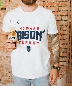 Howard Bison Jordan Brand Unisex 2024 On Court Bench Long Sleeve T Shirt