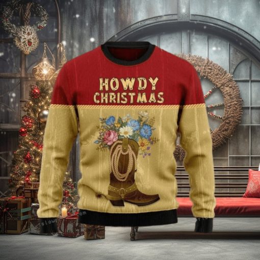 Howdy Christmas Ugly Christmas Sweater