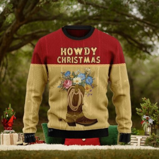 Howdy Christmas Ugly Christmas Sweater