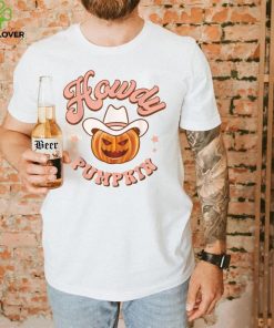 Howdy Pumpkin Rodeo Western Country Fall Southern Halloween T Shirt