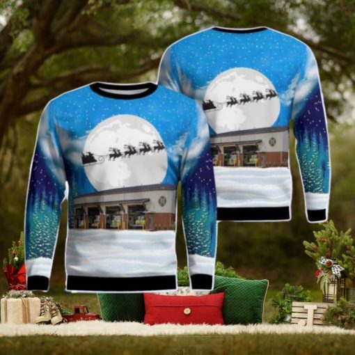 Howe Springs Fire Rescue AOP Ugly Sweater Gift For Christmas