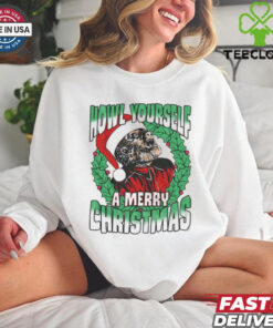 Howl Yourself A Merry Christmas Universal Monsters T Shirt