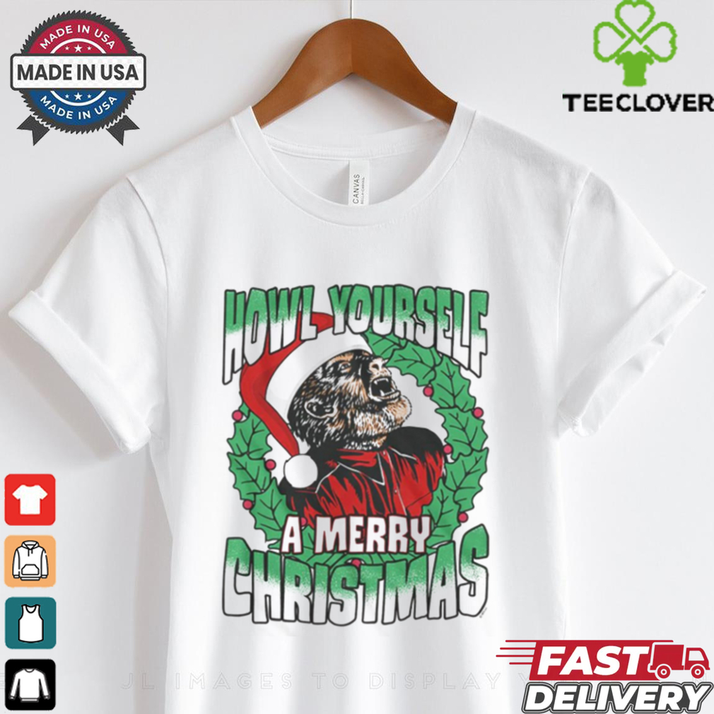 Howl Yourself A Merry Christmas Universal Monsters T Shirt Howl Yourself A Merry Christmas Universal Monsters T Shirt