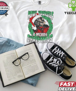 Howl Yourself A Merry Christmas Universal Monsters T Shirt