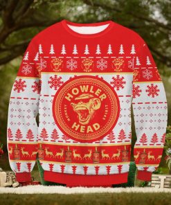 Howler Head For Christmas Gifts Ugly Christmas Wool Knitted Sweater