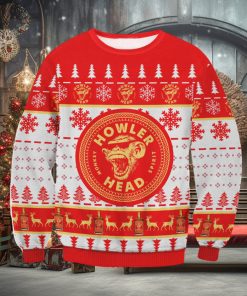 Howler Head For Christmas Gifts Ugly Christmas Wool Knitted Sweater