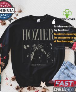 Hozier unreal unearth photo tour concert 2024 shirt