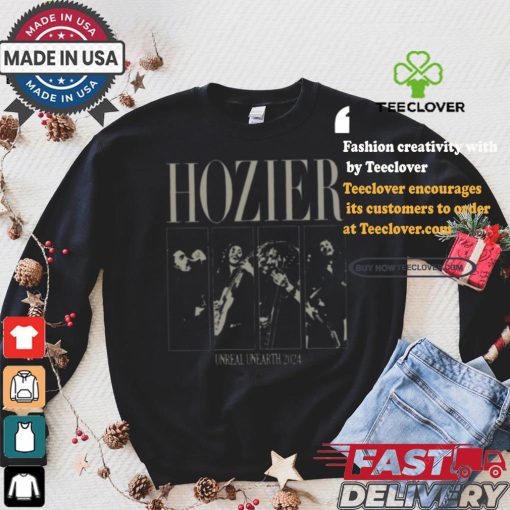 Hozier unreal unearth photo tour concert 2024 shirt